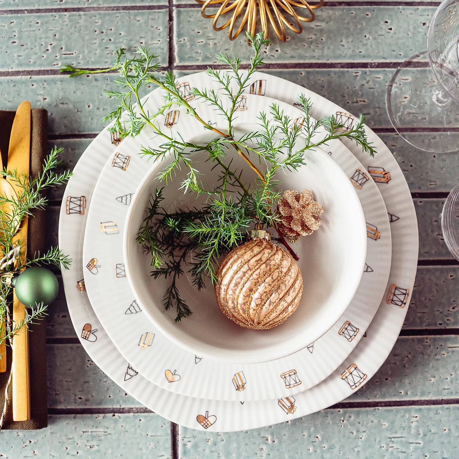 Magic Christmas Teller D22cm - 2 stk.